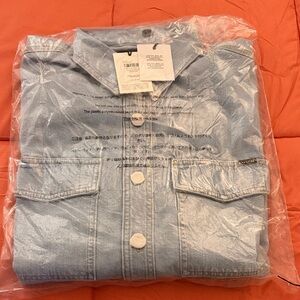 Coach Light Indigo Denim Overshirt - Light Blue